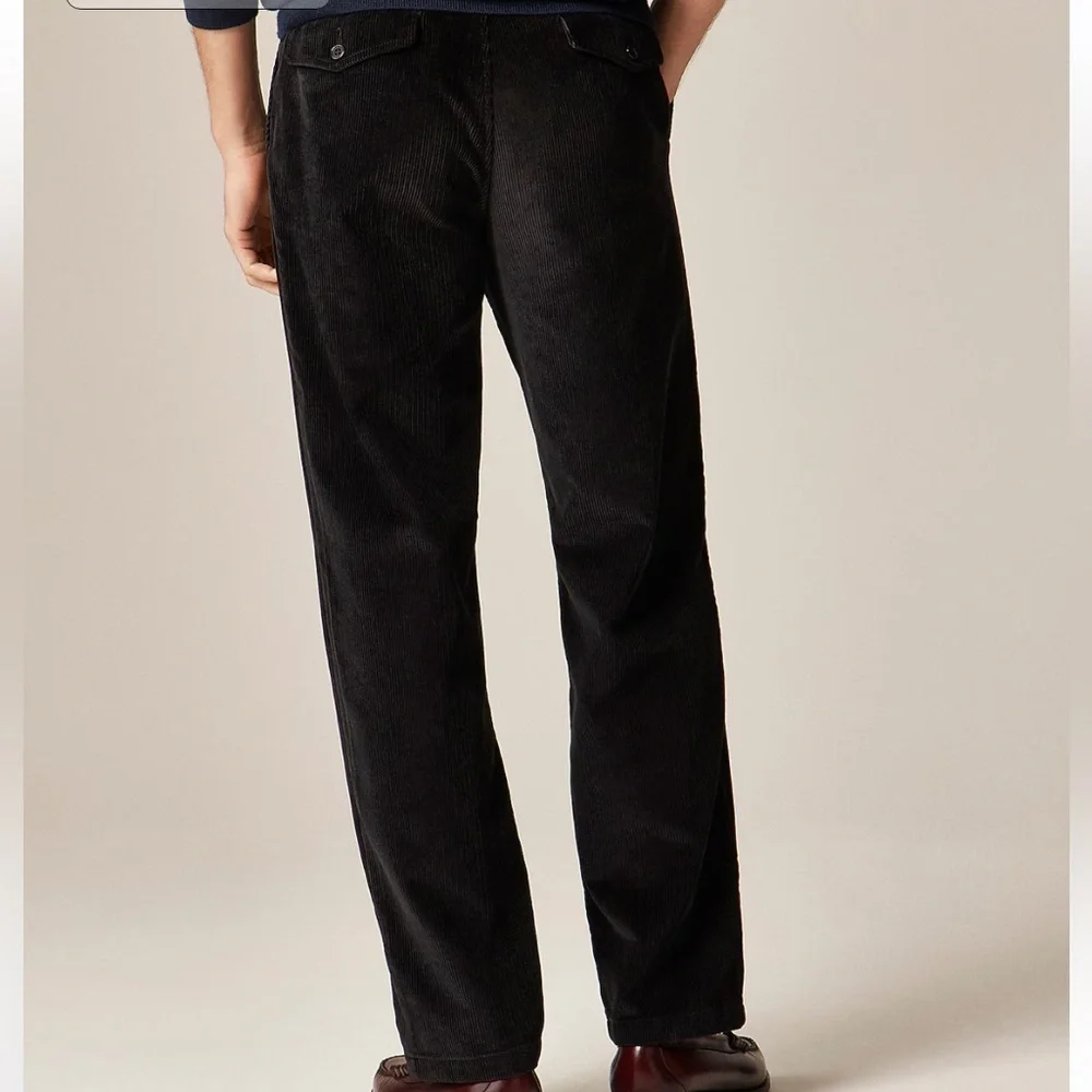 J crew regal black Classic-fit 10-wale corduroy trouser